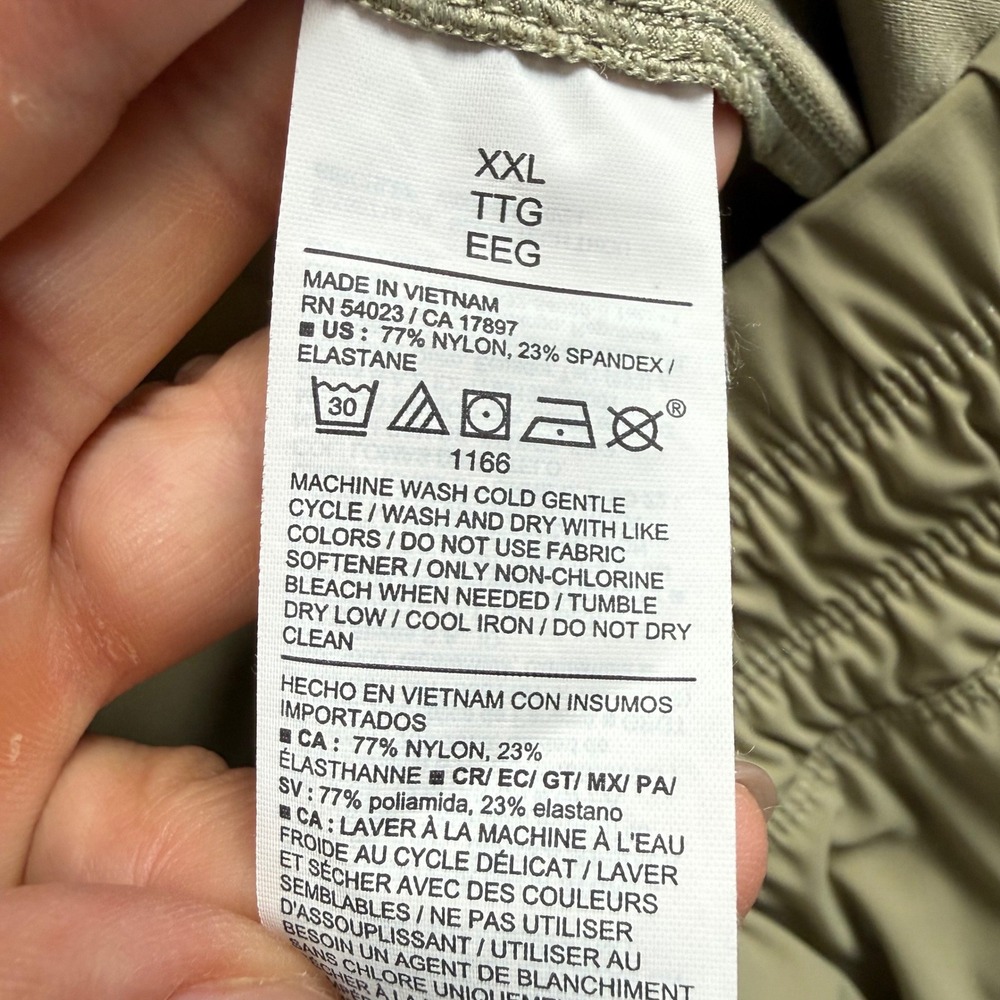 Old Navy SleekTech Go-Dry Cargo Pants XXL Wide Leg High Rise Stretch Hiking - Picture 6 of 7
